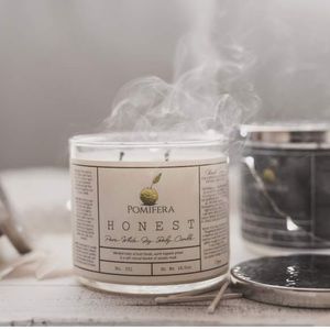 Pomifera Honest Pure White Soy Body Candle NWOT